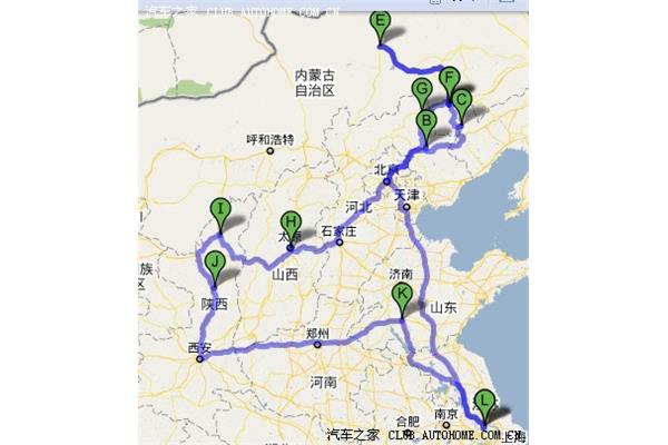 從延安出發(fā)自駕到內(nèi)蒙古的攻略